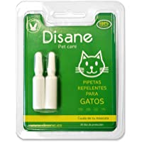 DISANE Pipetas Antiparasitarias para Gatos Naturales | 2 Meses de Protección Antipulgas- Contra Insectos y Parásitos…